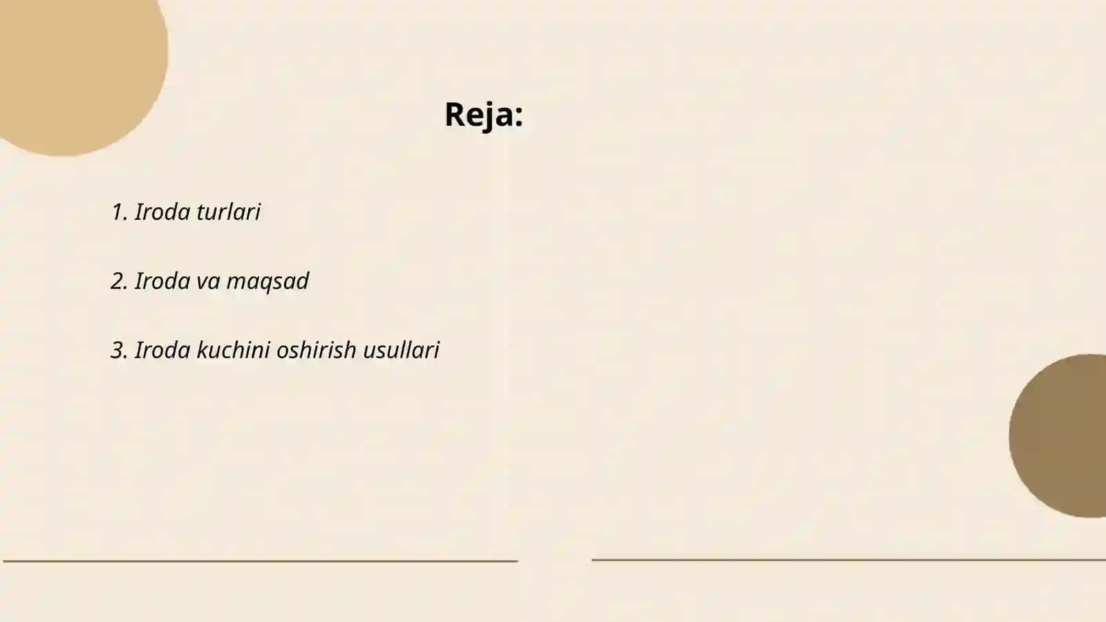 Iroda turlari 2