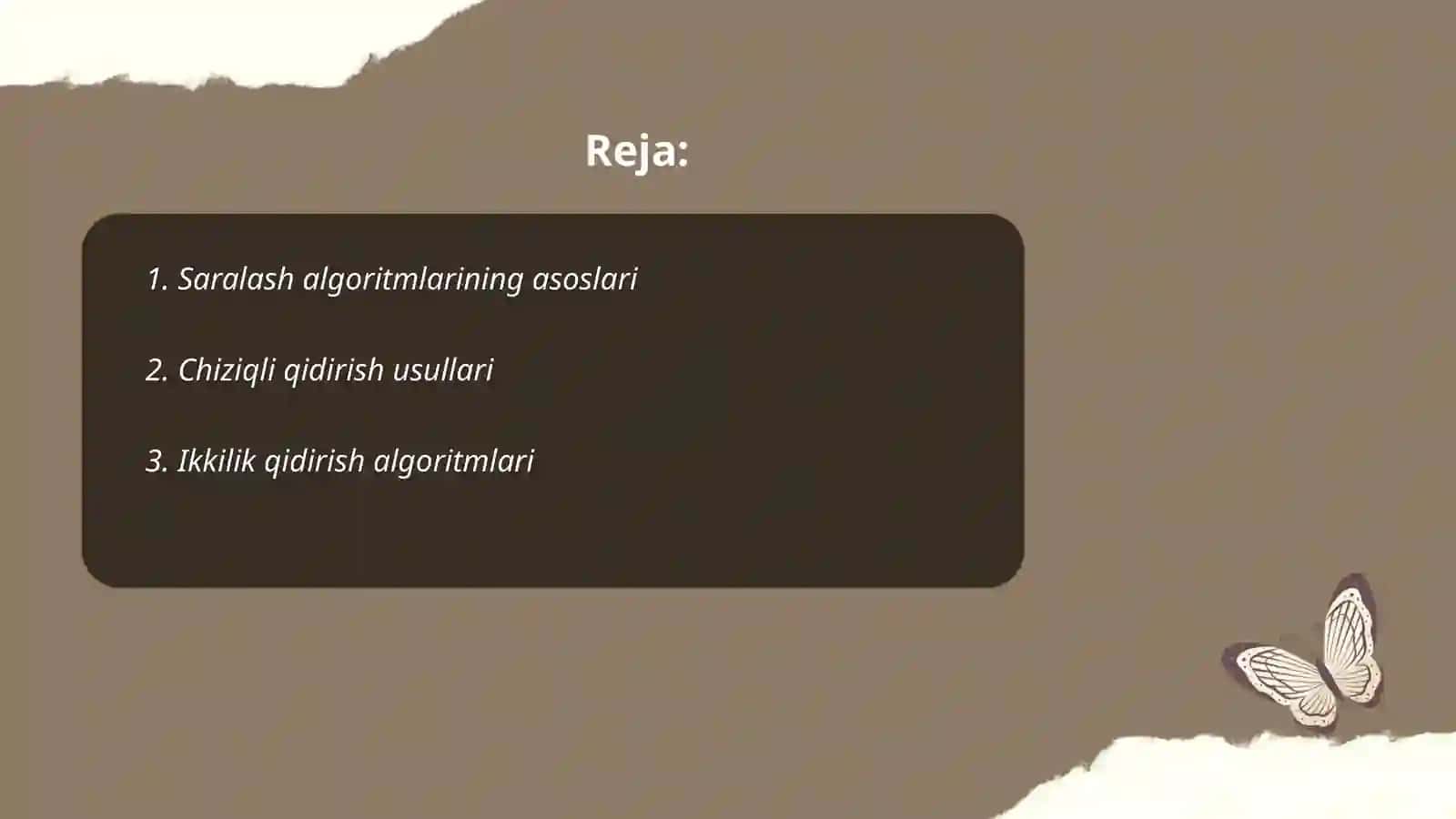 Saralash va izlashning samarali algoritmlari 2