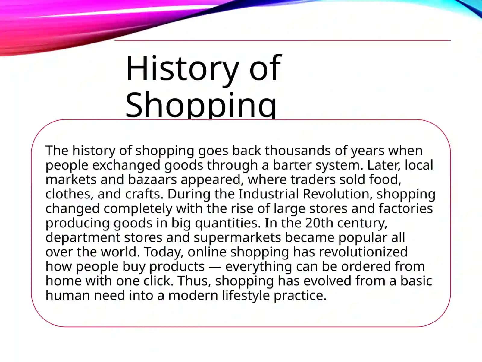 Shopping 2