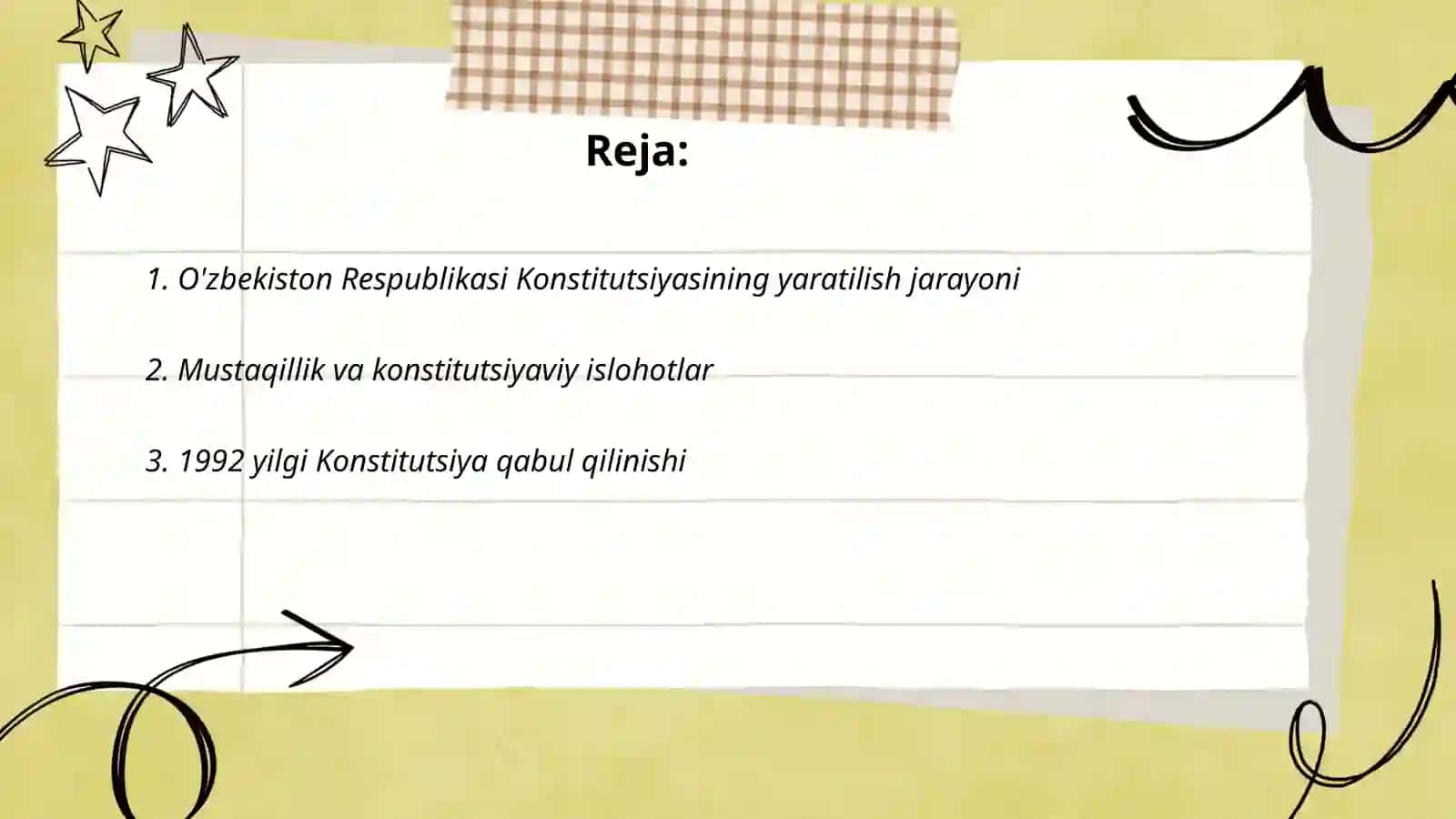 O'zbekiston konistitutsiyasi tarixi 2