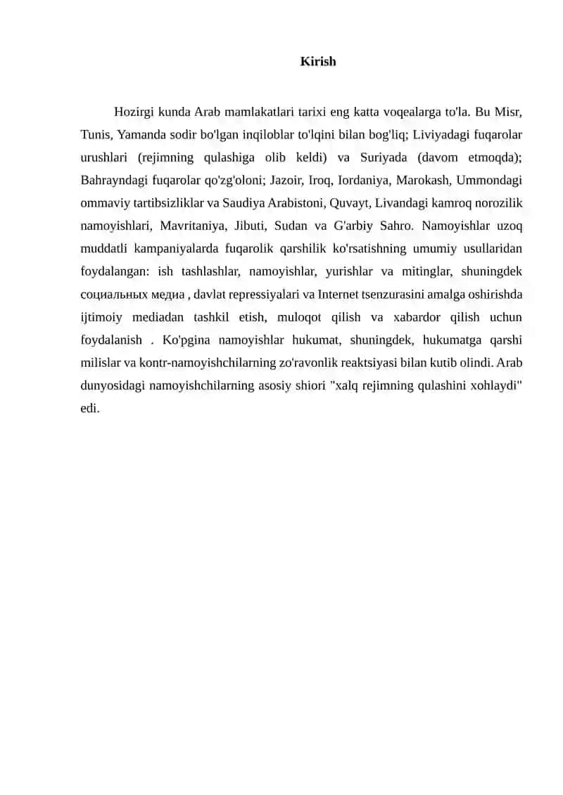 Arab mamlakatlari tarixi 2