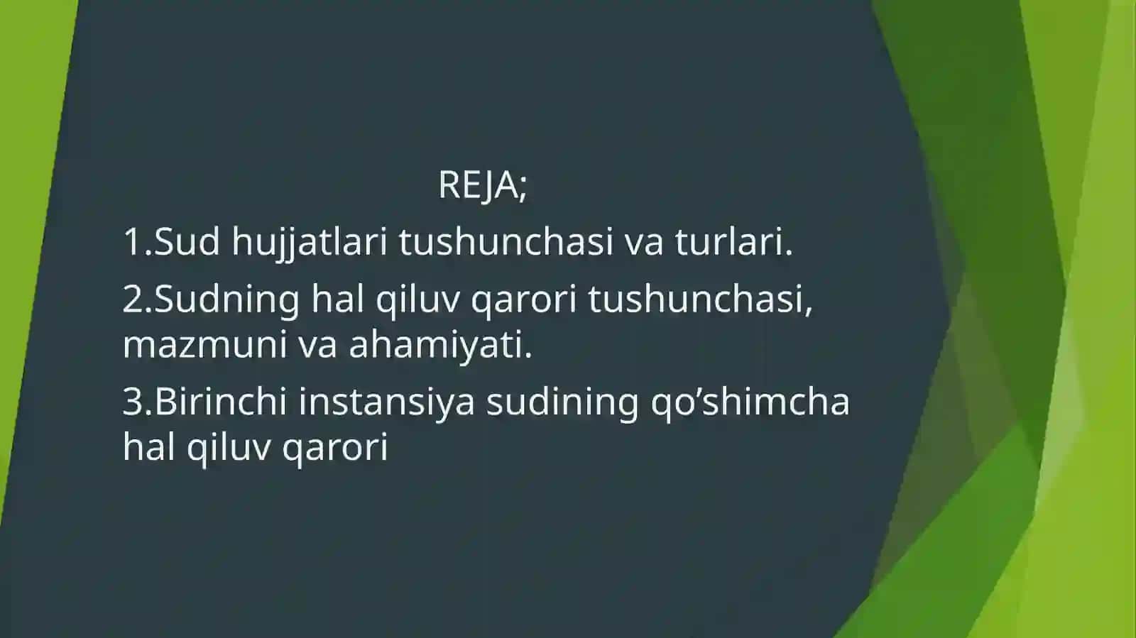 BIRINCHI INSTANSIYA SUDINING HUJJATLARI 2
