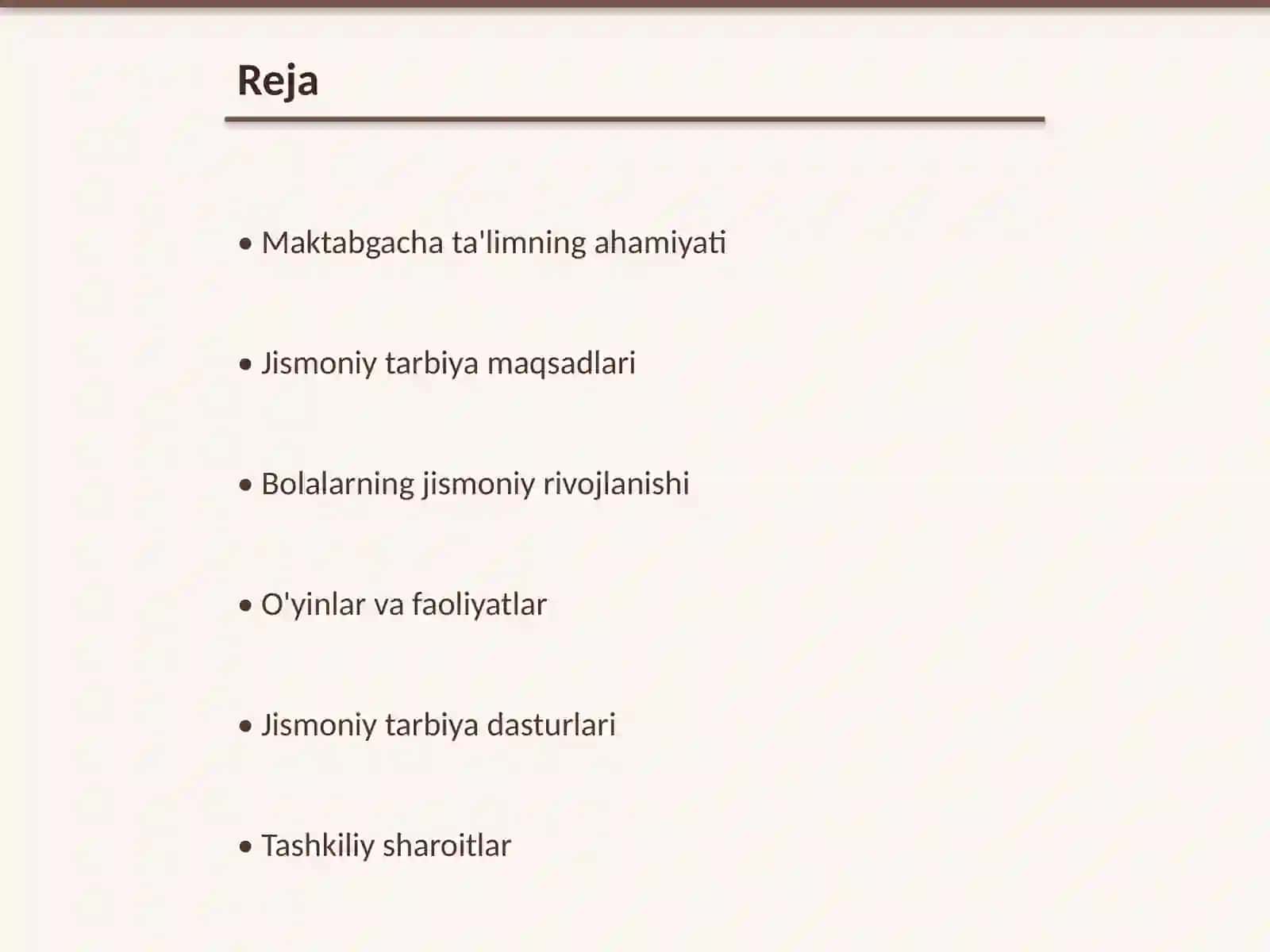 Maktabgacha yoshdagi bolalarni maktab ta'lmiga jismoniy jihatdan tayorlash 2