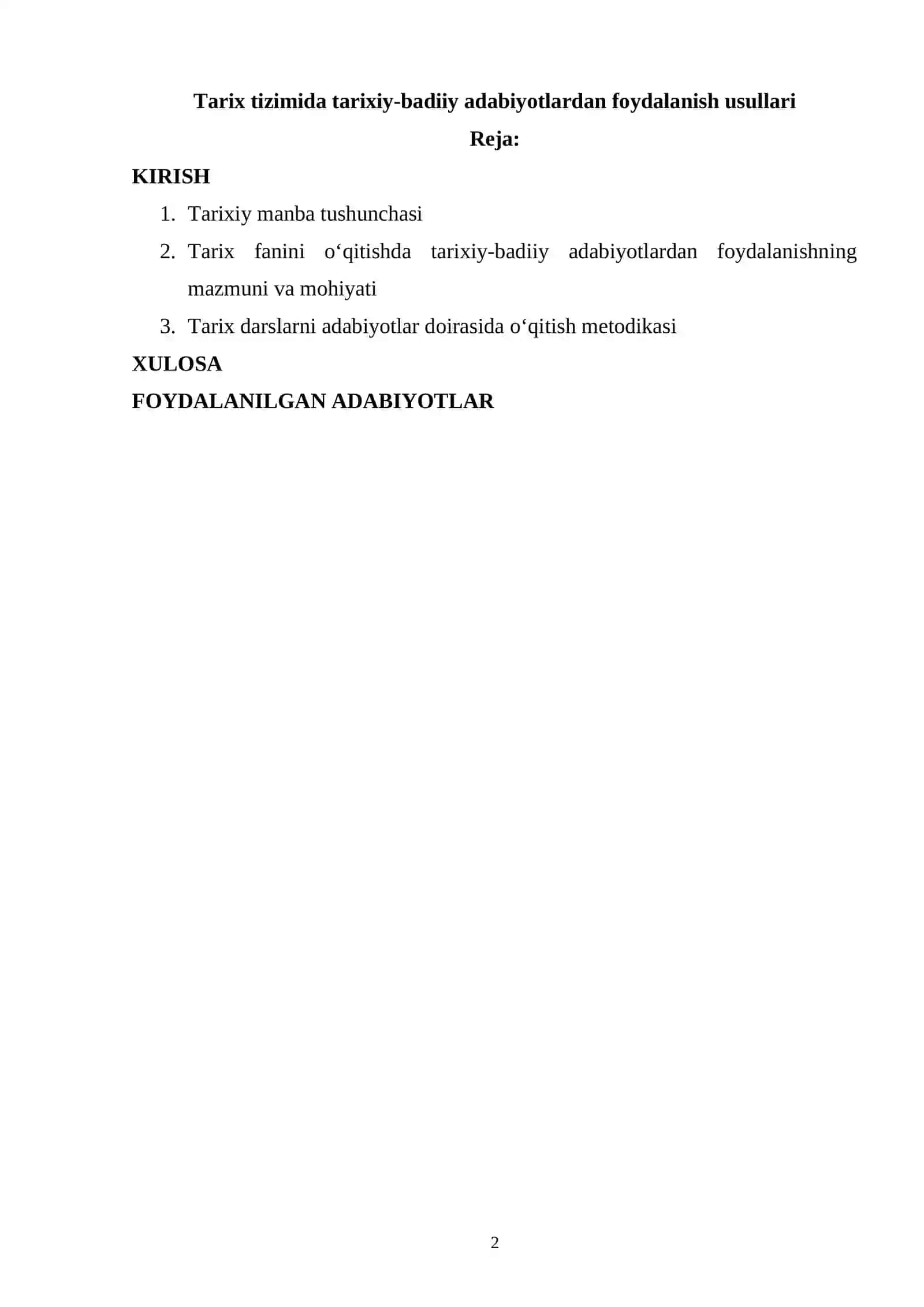 Tarix tizimida tarixiy-badiiy adabiyotlardan foydalanish usullari 2