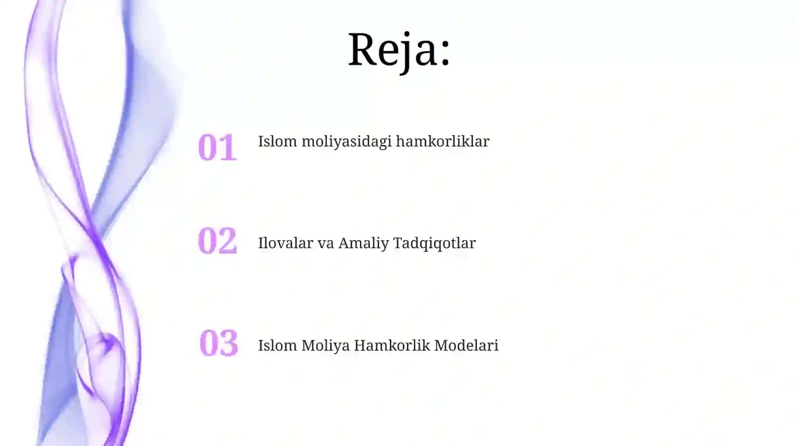 Islom moliyasidagi hamkorliklar 2