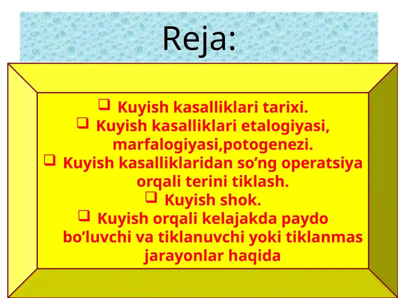 KUYISH KASALLIKLARI 2