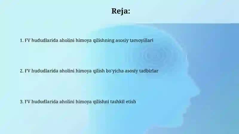 Aholini muhofaza qilish 2