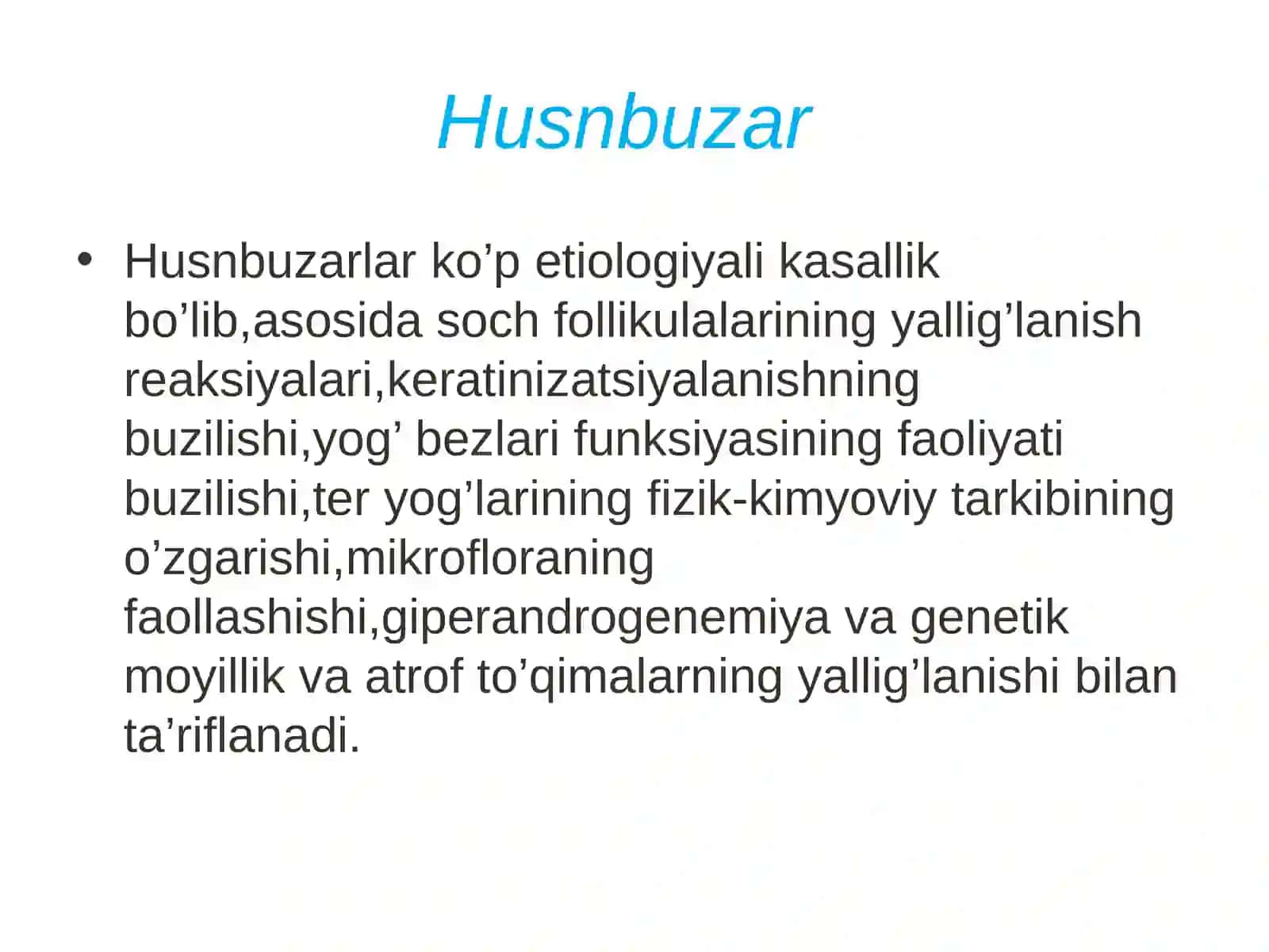 Husnbuzarlar(ugrilar) 2