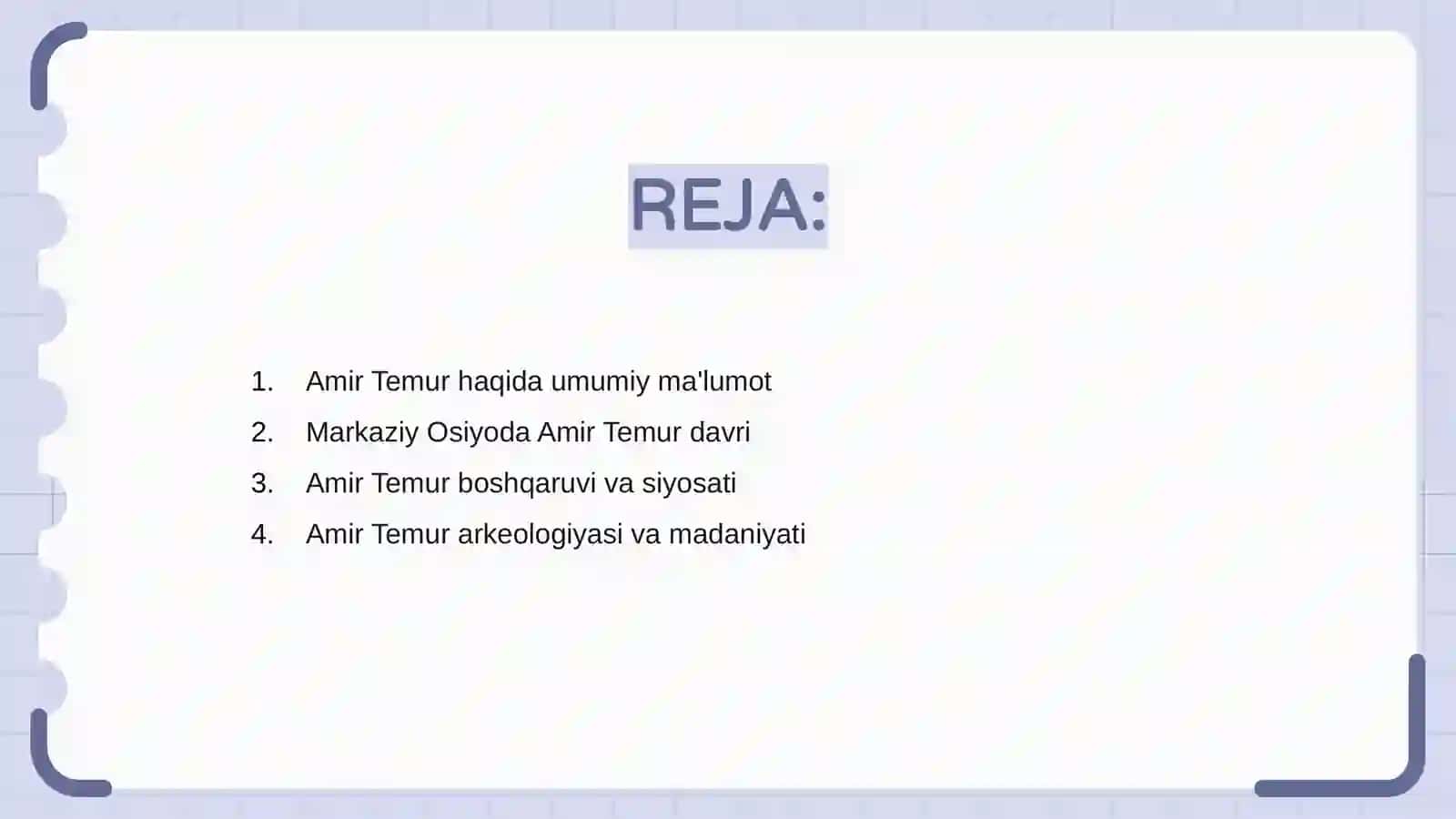 Amir Temur va uning davri 2