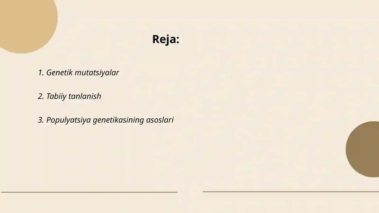 Genetik mutatsiyalar 2