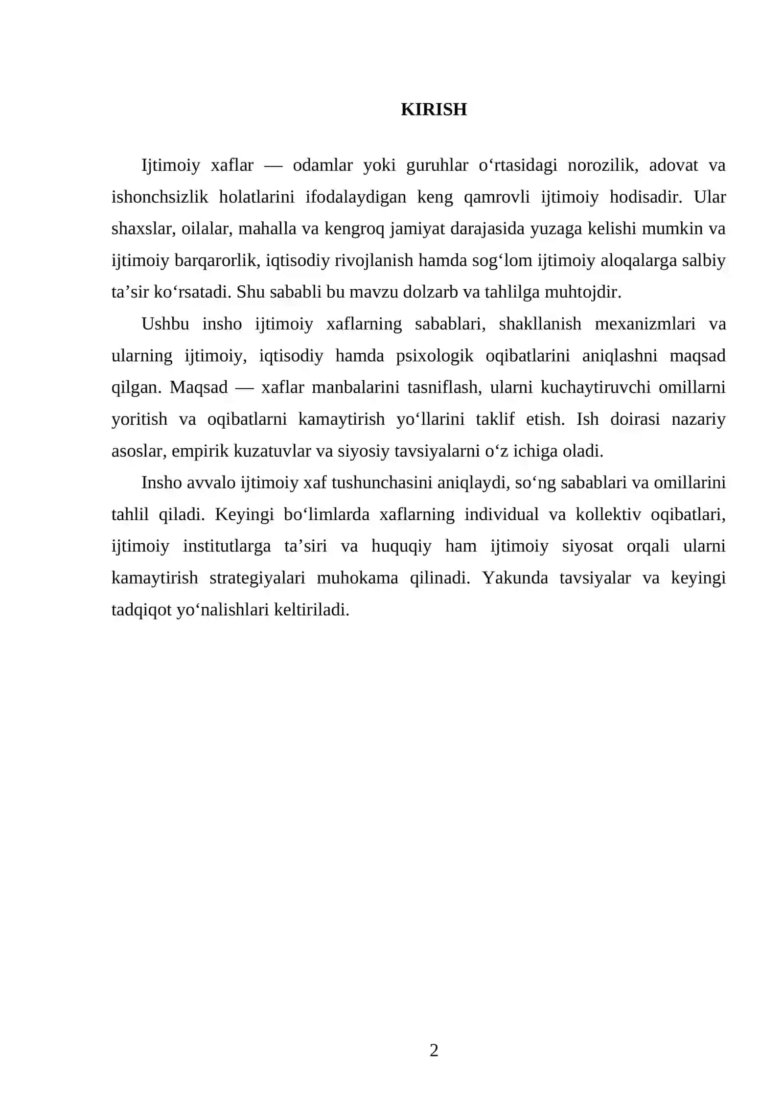 Ijtimoiy xaflar 2