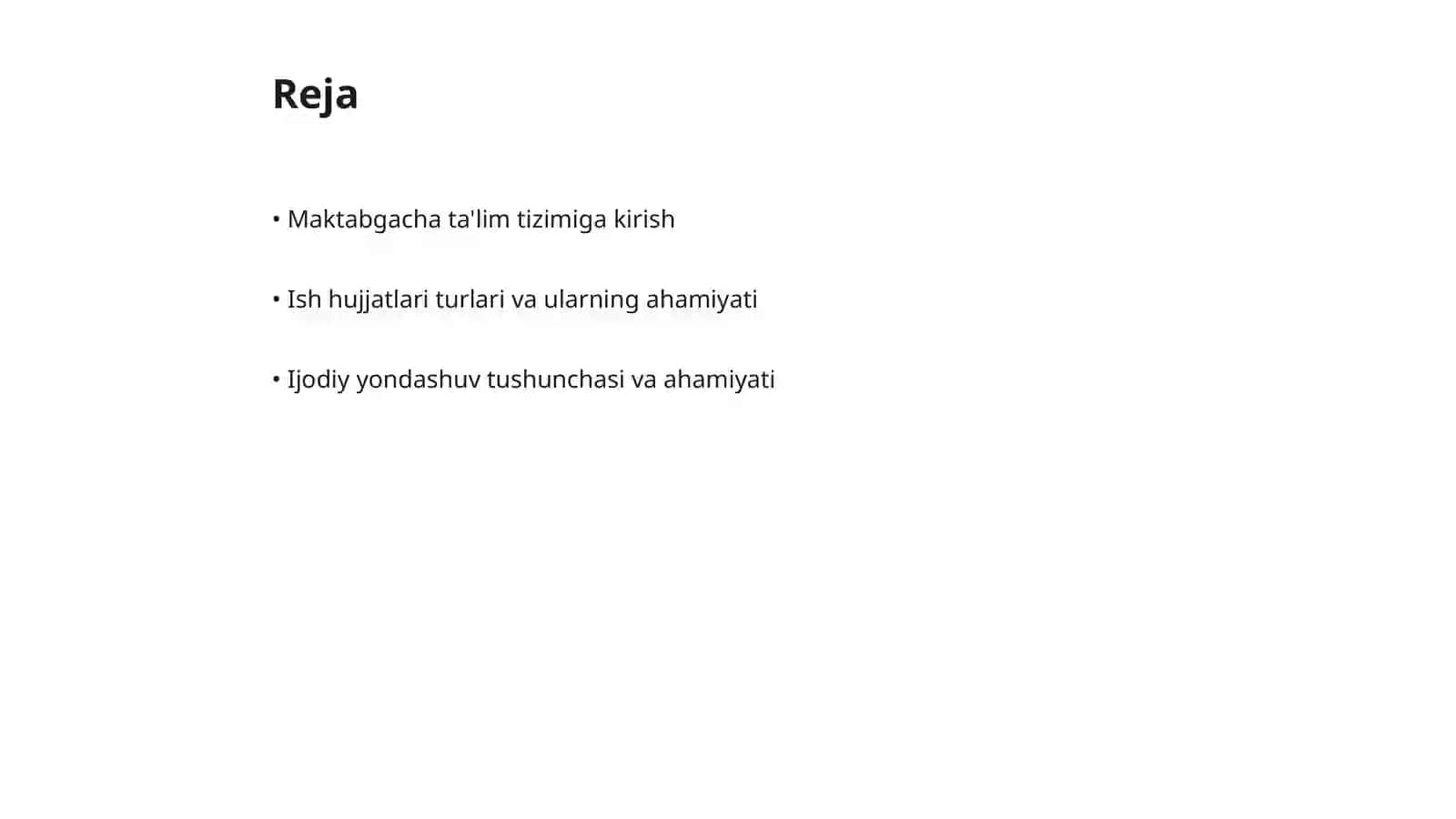Davlat va nodavlat maktabgacha talim tashkilotlari va pedagoglarning ish hujjatlarini yuritishda ijodiy yondashuv asosida rasmiylashtirish tartibi 2