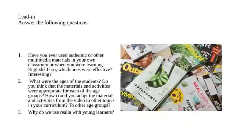 Authentic Materials in EFL Classes 2