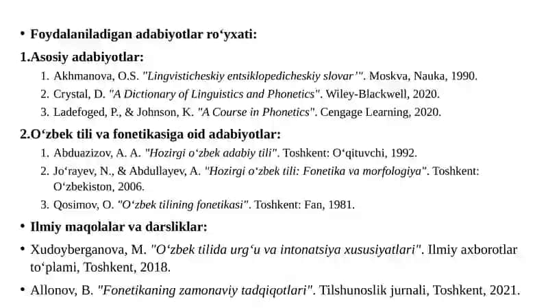 NUQTALI VERGUL VA KO’P NUQTANING QO’LLANILISHI.SAN’ATIM - FAXRIM 2