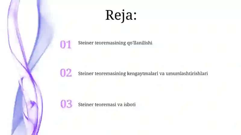 Steiner Teoremasi 2