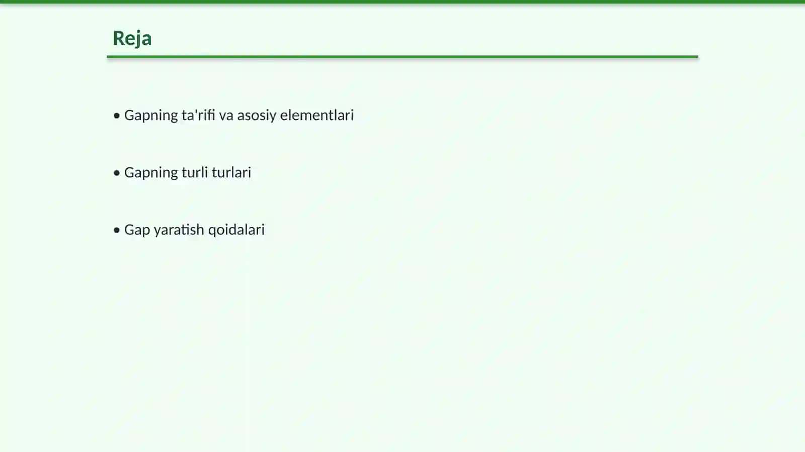Gap haqida maʼlumot 2