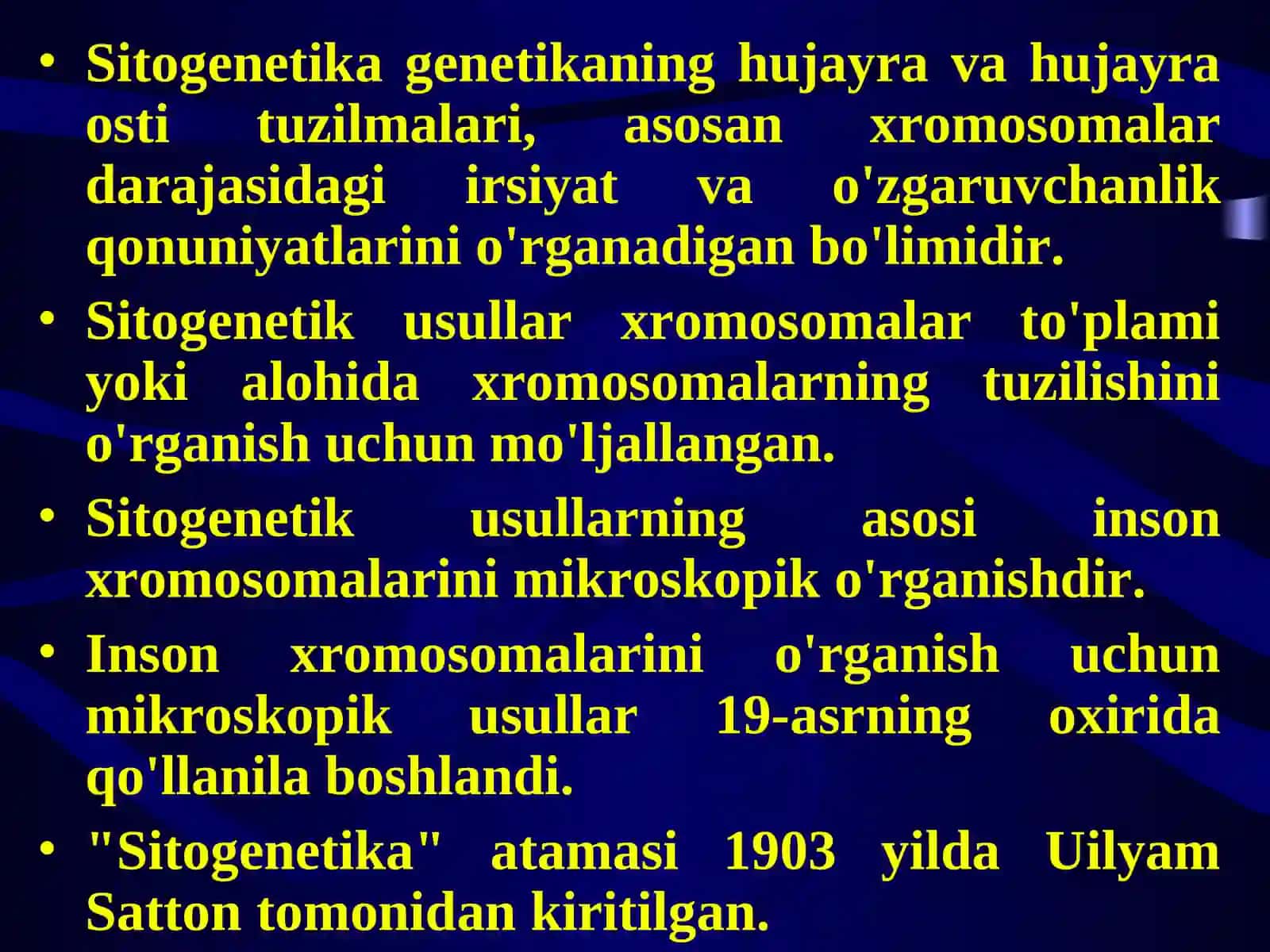 Sitogenetik usullar 2