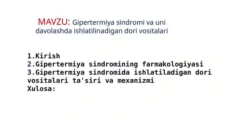 Gipertermiyasindromi 2