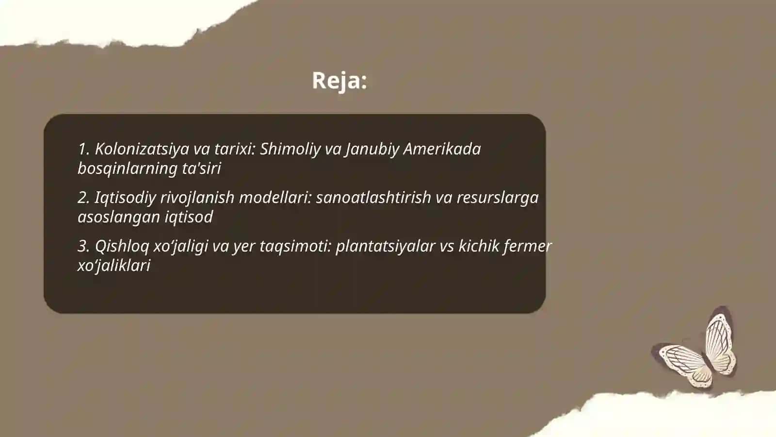 Ikki xil Amerika.Shimoliy va Janubiy Amerikada taraqqiyot yoʻnalishlari 2