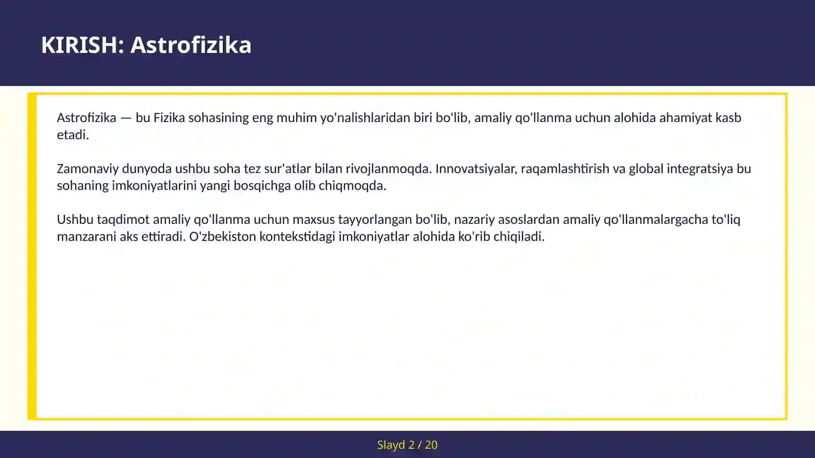 Astrofizika Yulduzlar — amaliy qo'llanma 2