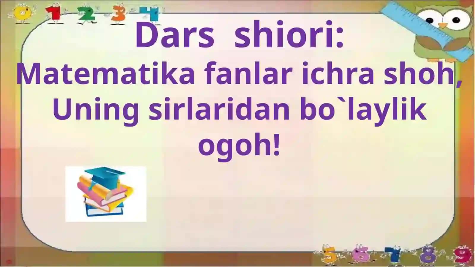 3-sinf Fan nomi:Matematika Diagrammalar 8-bob.6-dars 2