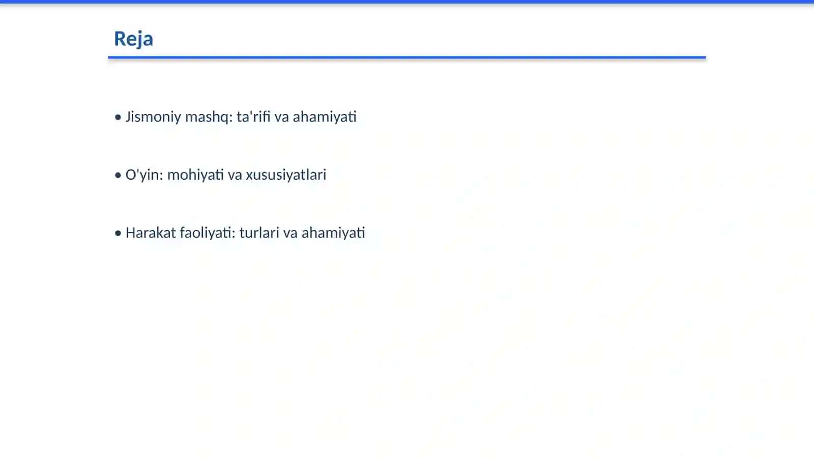 Jismoniy mashq oʻyin va harakat faoliyatining farqlari 2