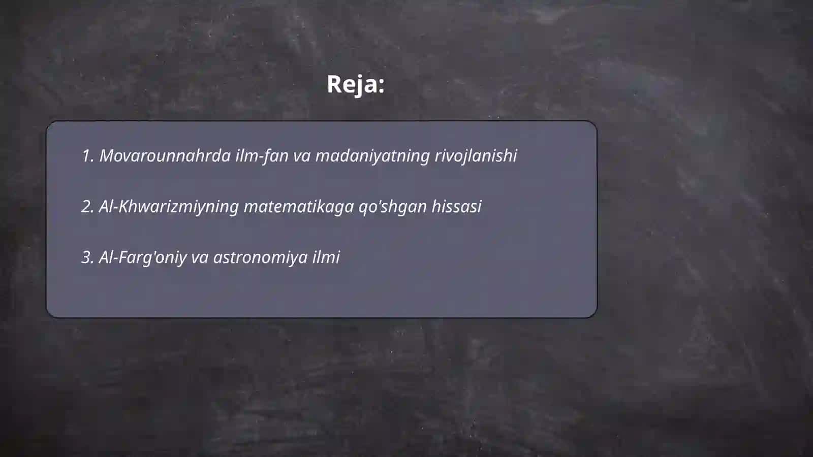 Movarounnahrda ilm-fan va madaniyatning rivojlanishi 2