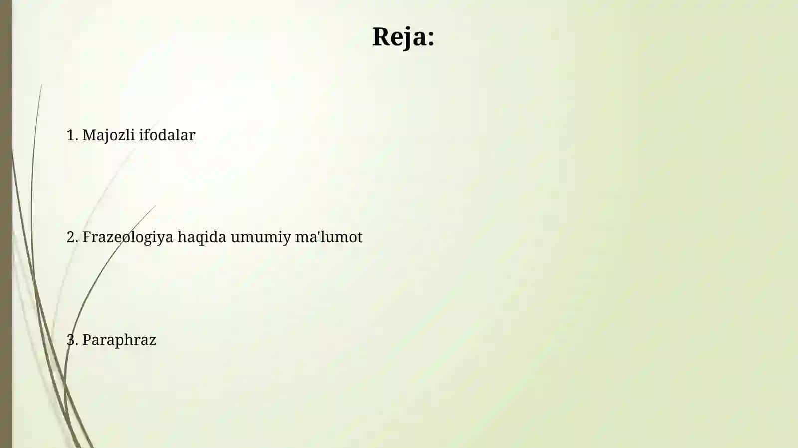 Frazeologiya haqida umumiy ma'lumot 2