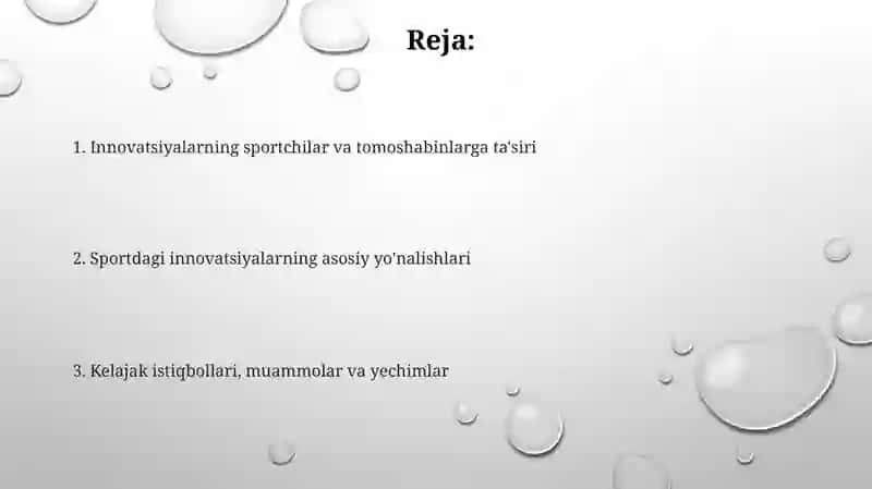 Innovatsiyalarning sportchilar va tomoshabinlar hayotiga ta'siri 2