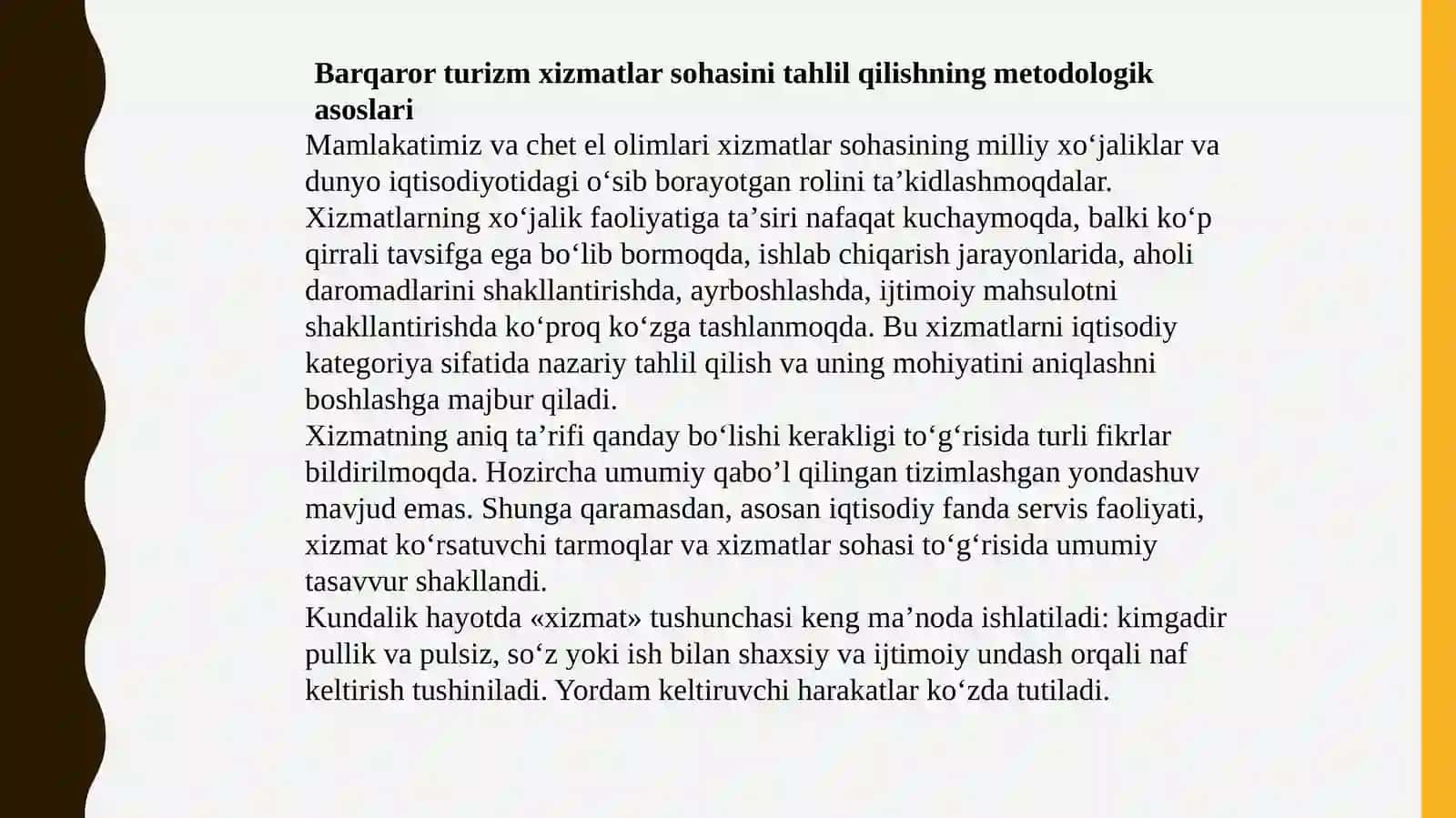 Turizm va ijtimoiy-iqtisodiy barqarorlik 2