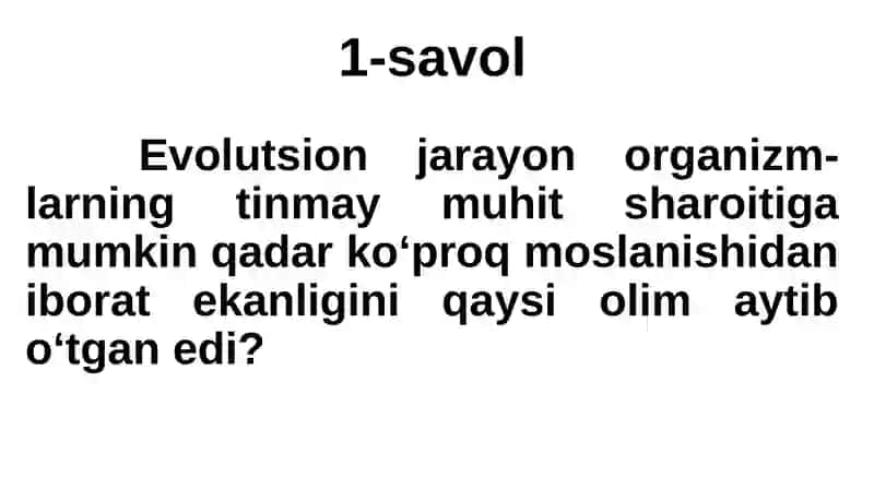 YERDA HAYOTNING  PAYDO BO‘LISHI  HAQIDAGI  NAZARIYALAR 2