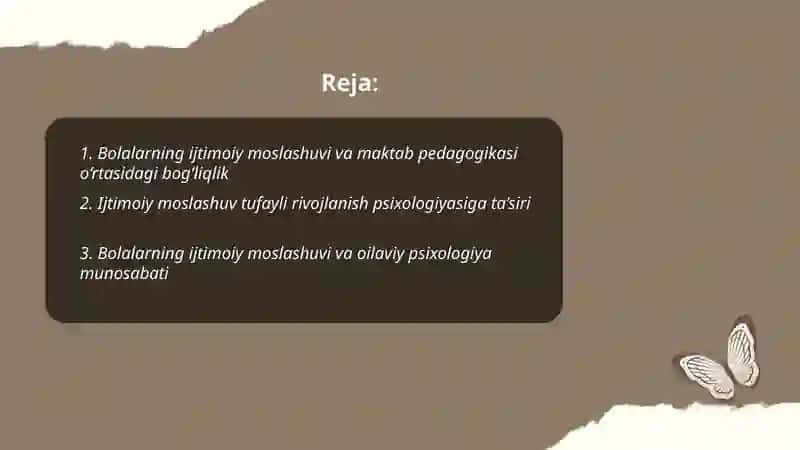 Bolalarning ijtimoiy moslashuvi va maktab pedagogikasi 2