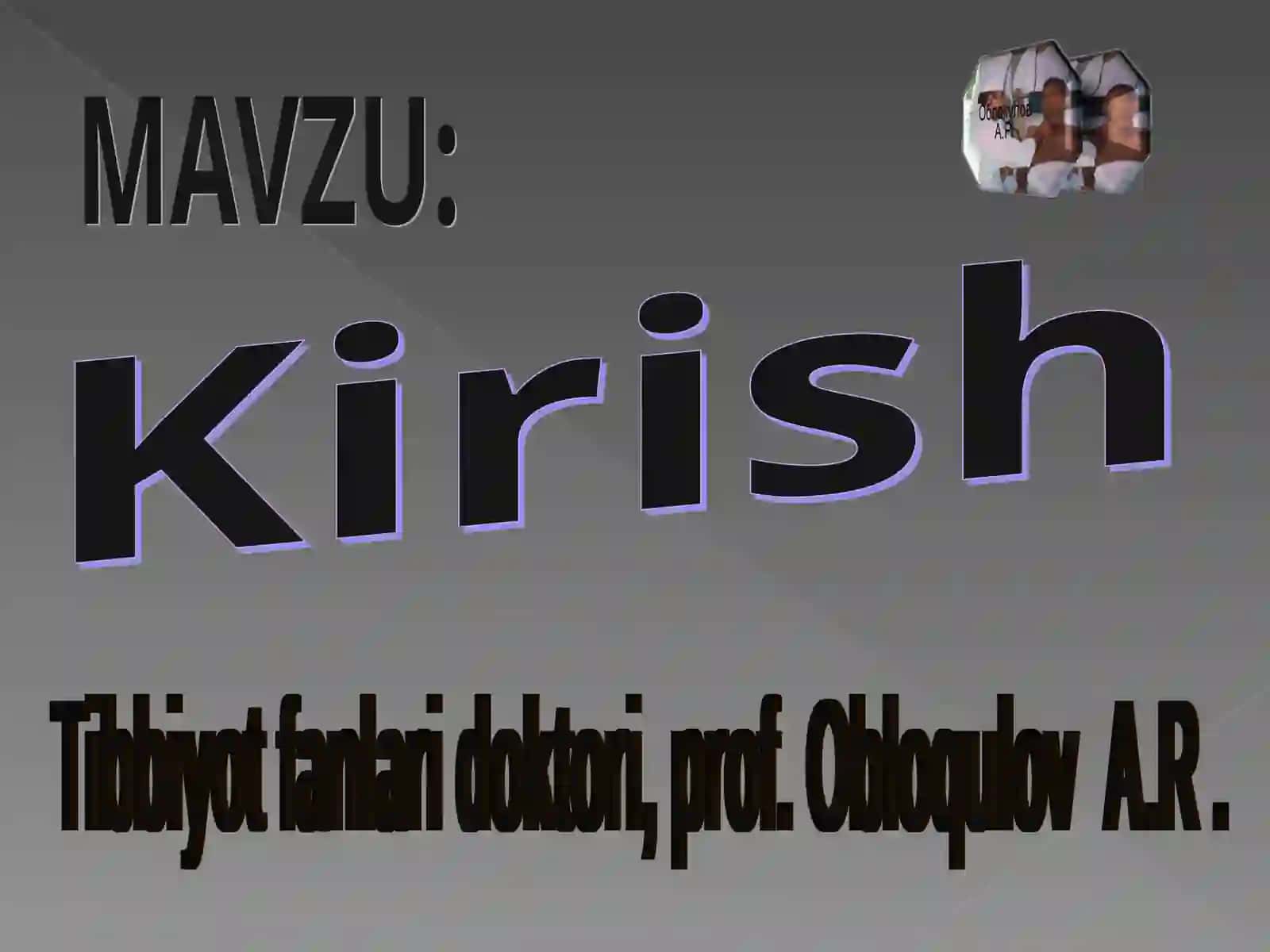 Yuqumli kasalliklar va epidemiologiya kafedrasi 2