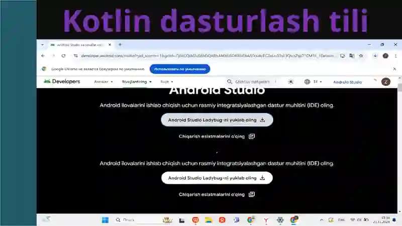 Kotlin dasturlash tili 2