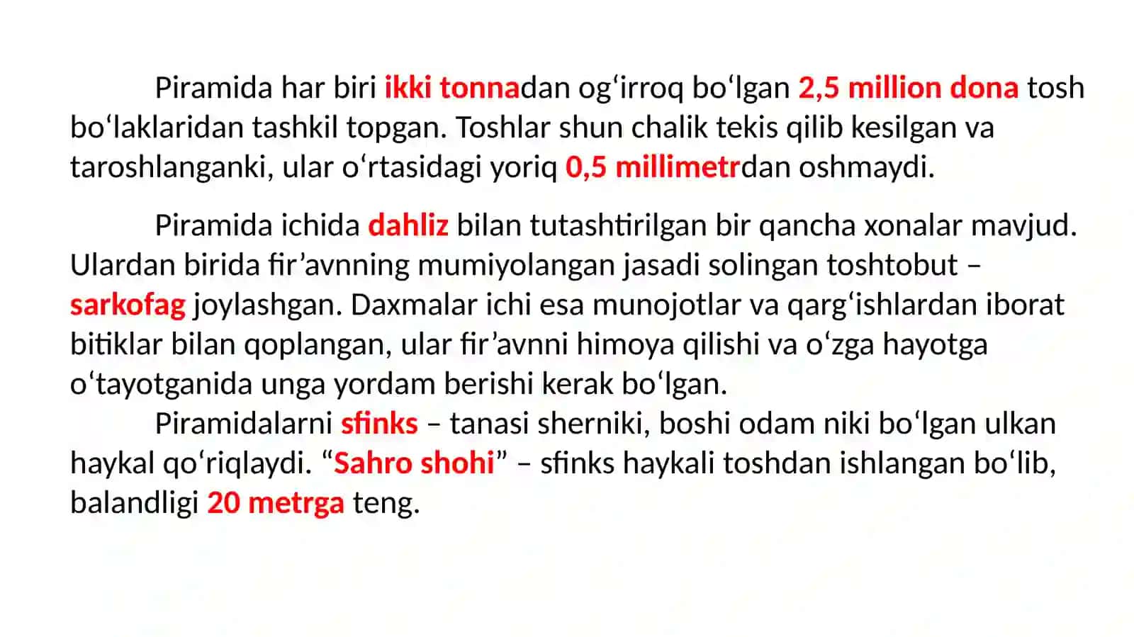 Piramidalar va daxmalar 2