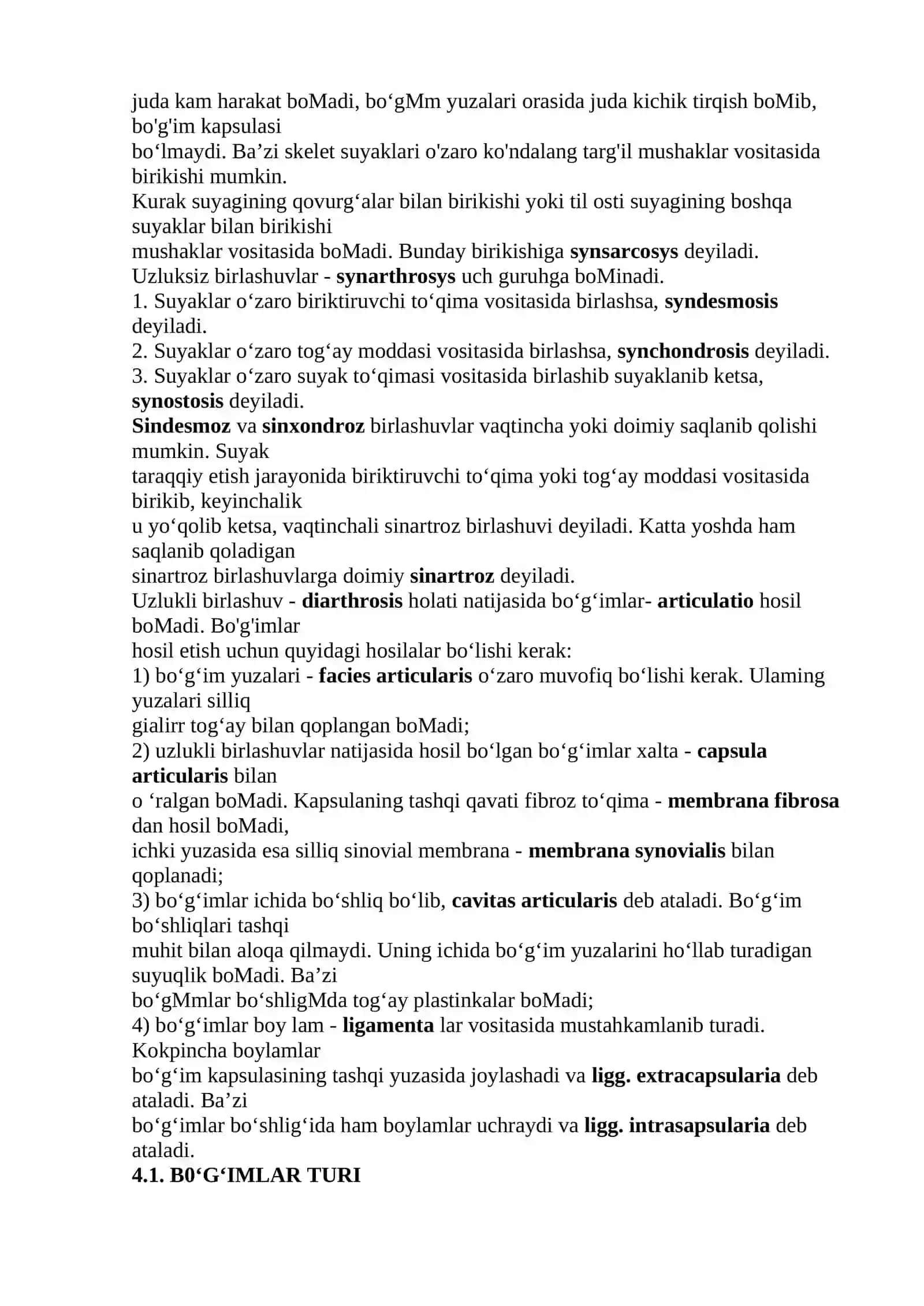 Suyaklarning o‘zaro birlashuvi 2