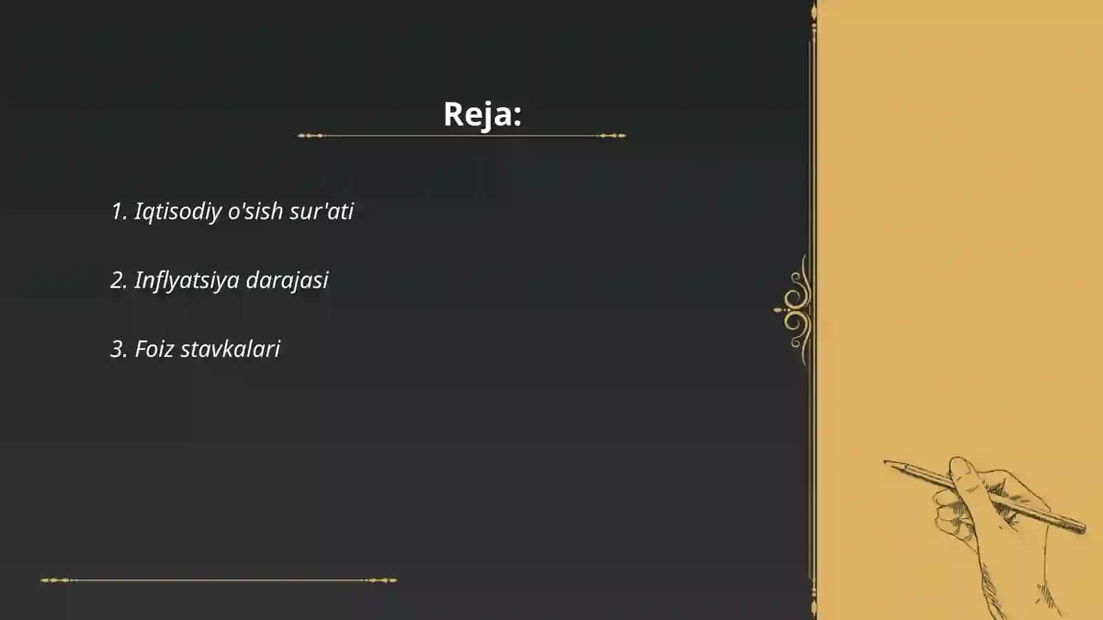 Investitsiyalar hajmiga ta'sir etuvchi omillar 2
