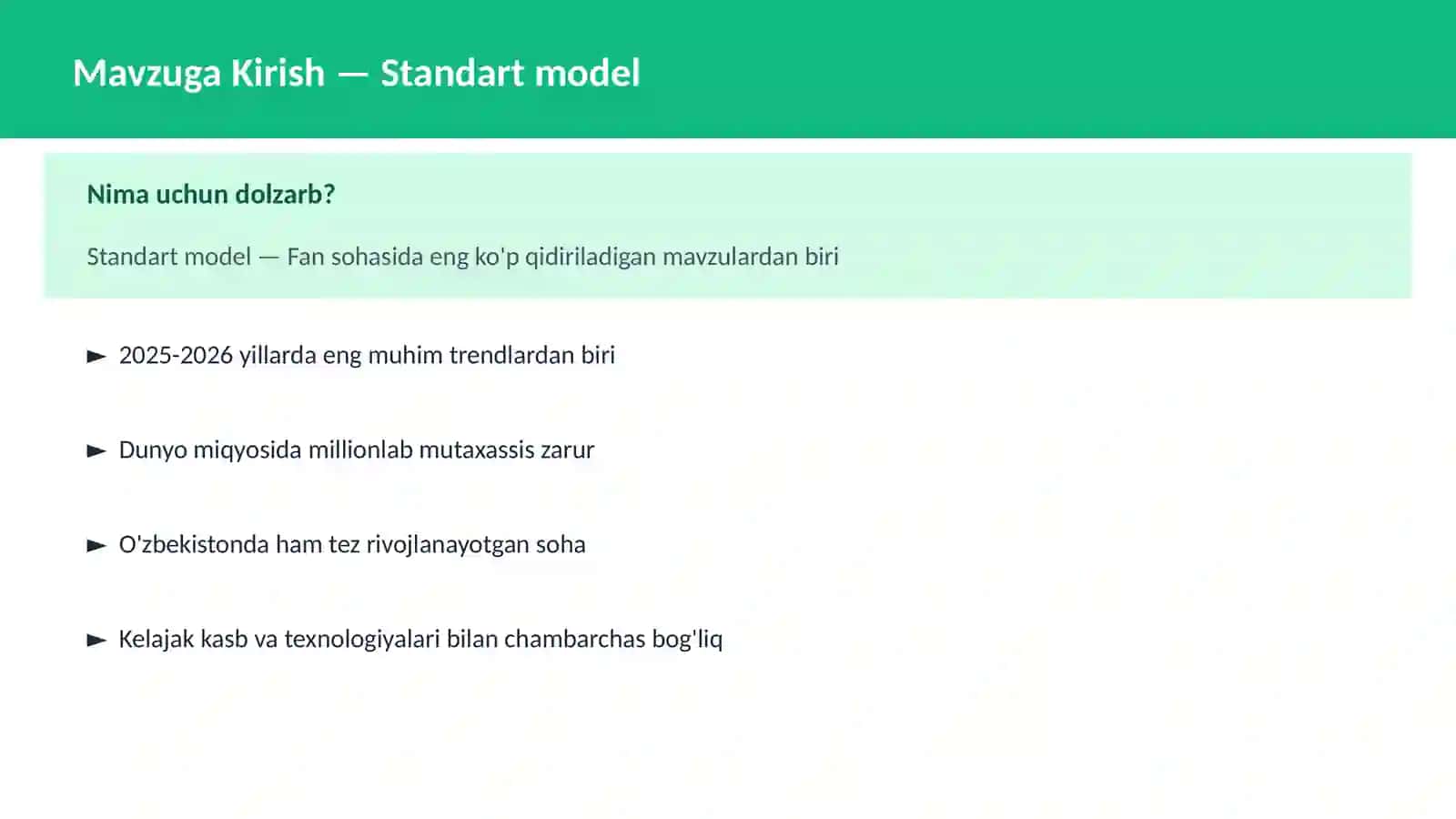 Standart model 2