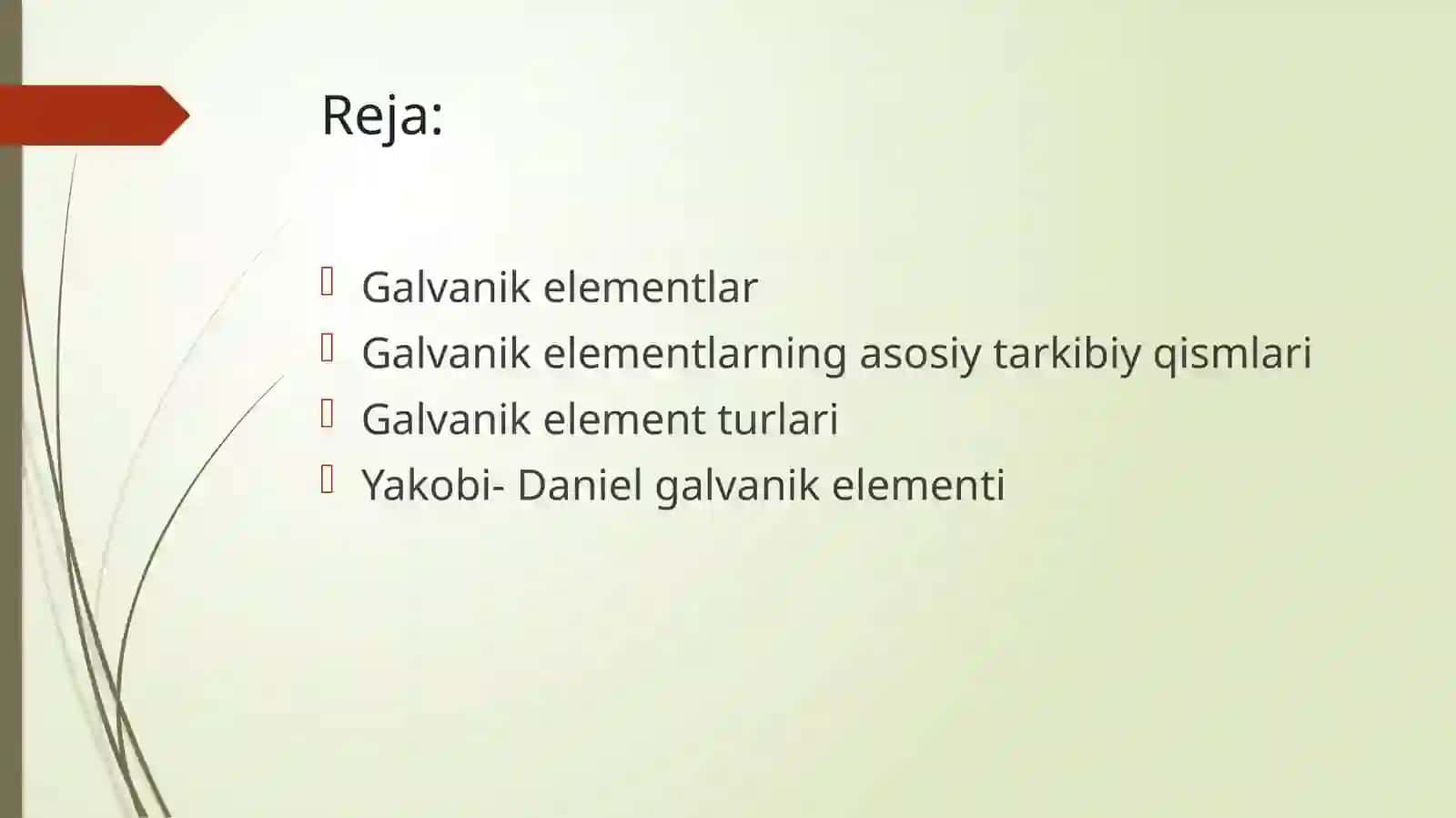 Galvanik elementlar 2