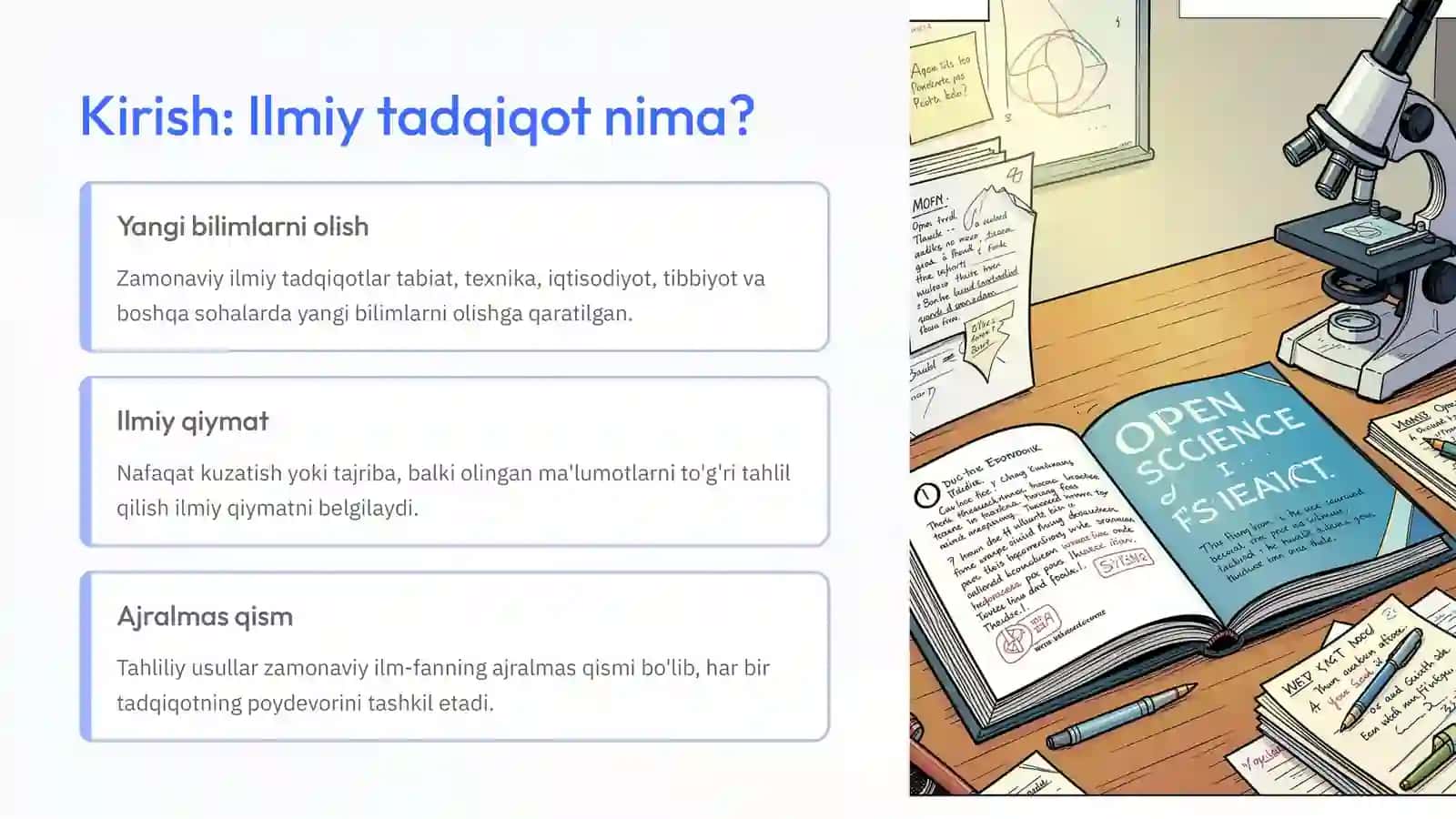 Zamonaviy ilmiy tadqiqotda tahliliy usullarning o'rni 2