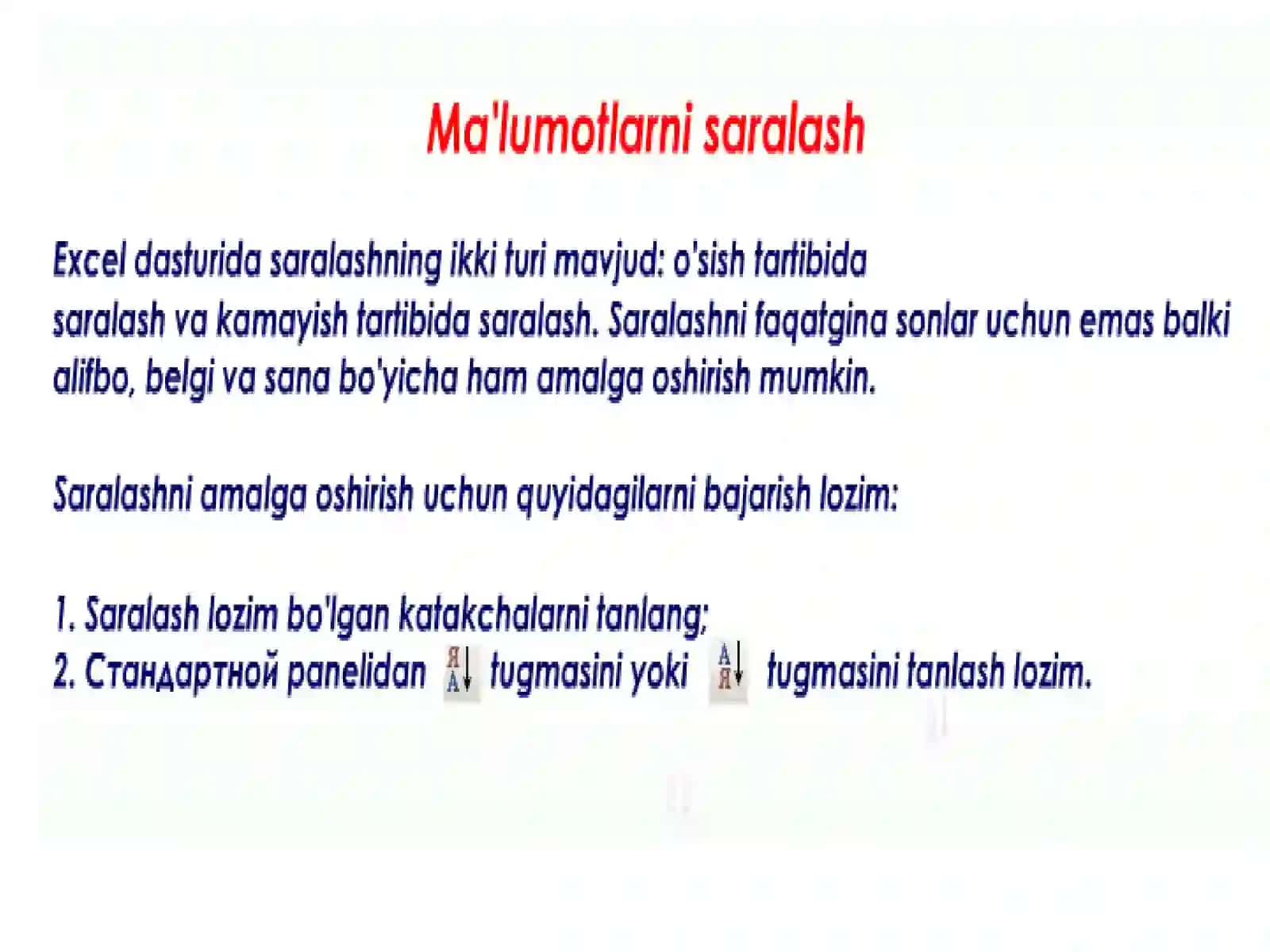 Microsoft office jadval muharriri 2