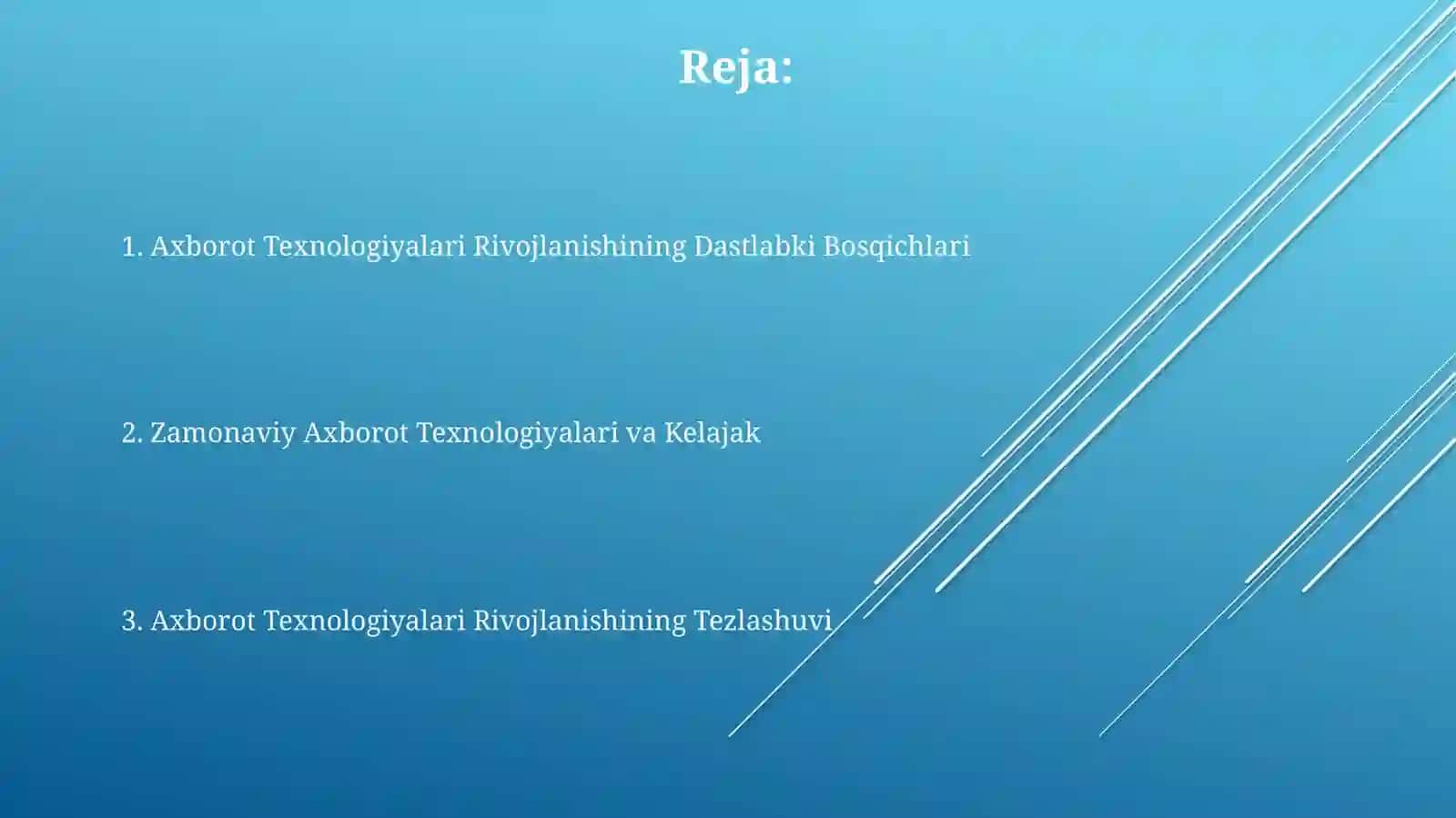 Axborottexnologiyasining rivojlanishi 2