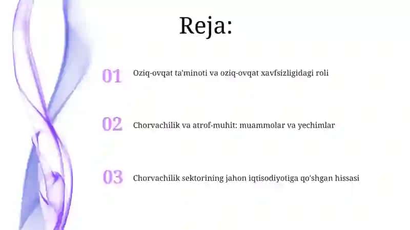 Oziq-ovqat ta'minoti va oziq-ovqat xavfsizligidagi roli 2