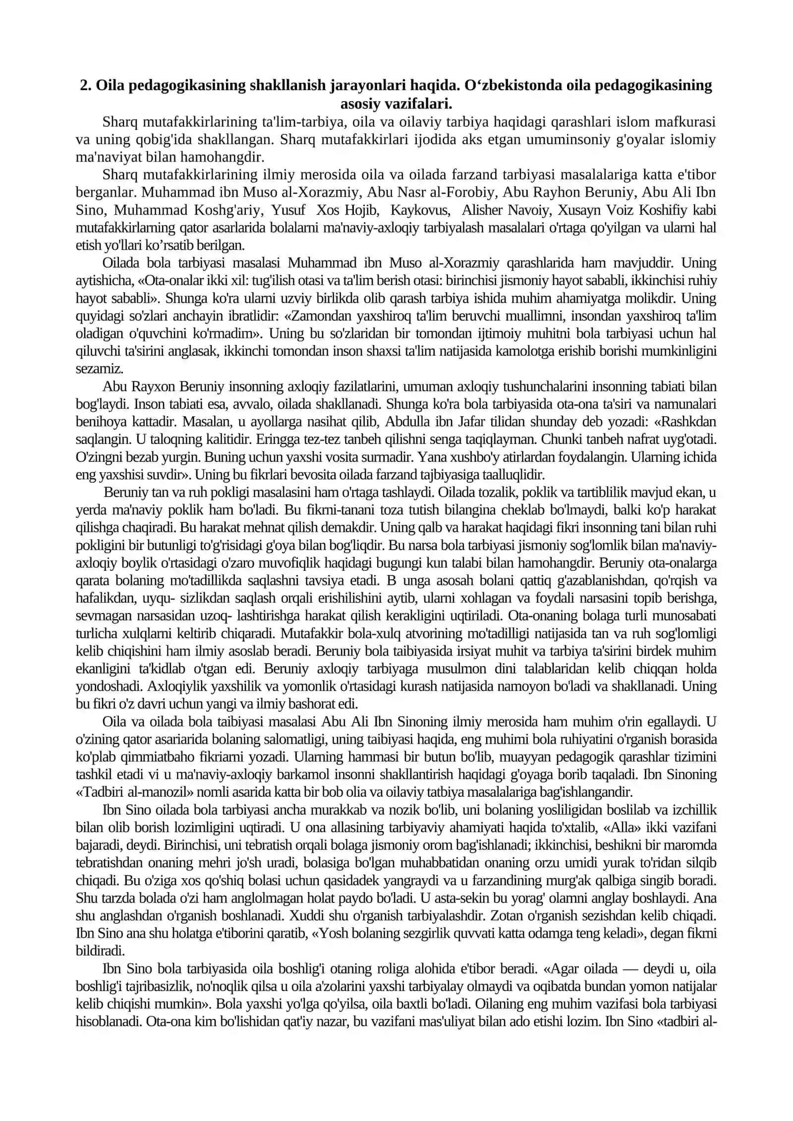 OILA PEDAGOGIKASI VA UNING MILLIY O’ZIGA XOS XUSUSIYATLARI 2