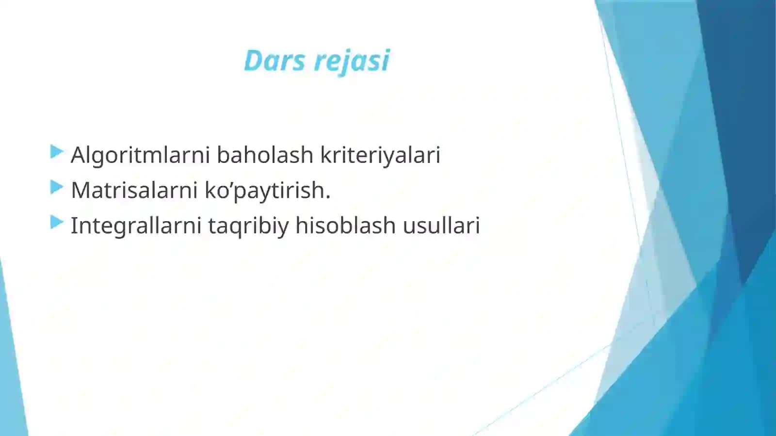 Algoritmlarniloyihalash 2