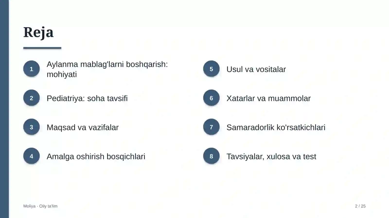 pediatriyada aylanma mablag'larni boshqarish 8225 2