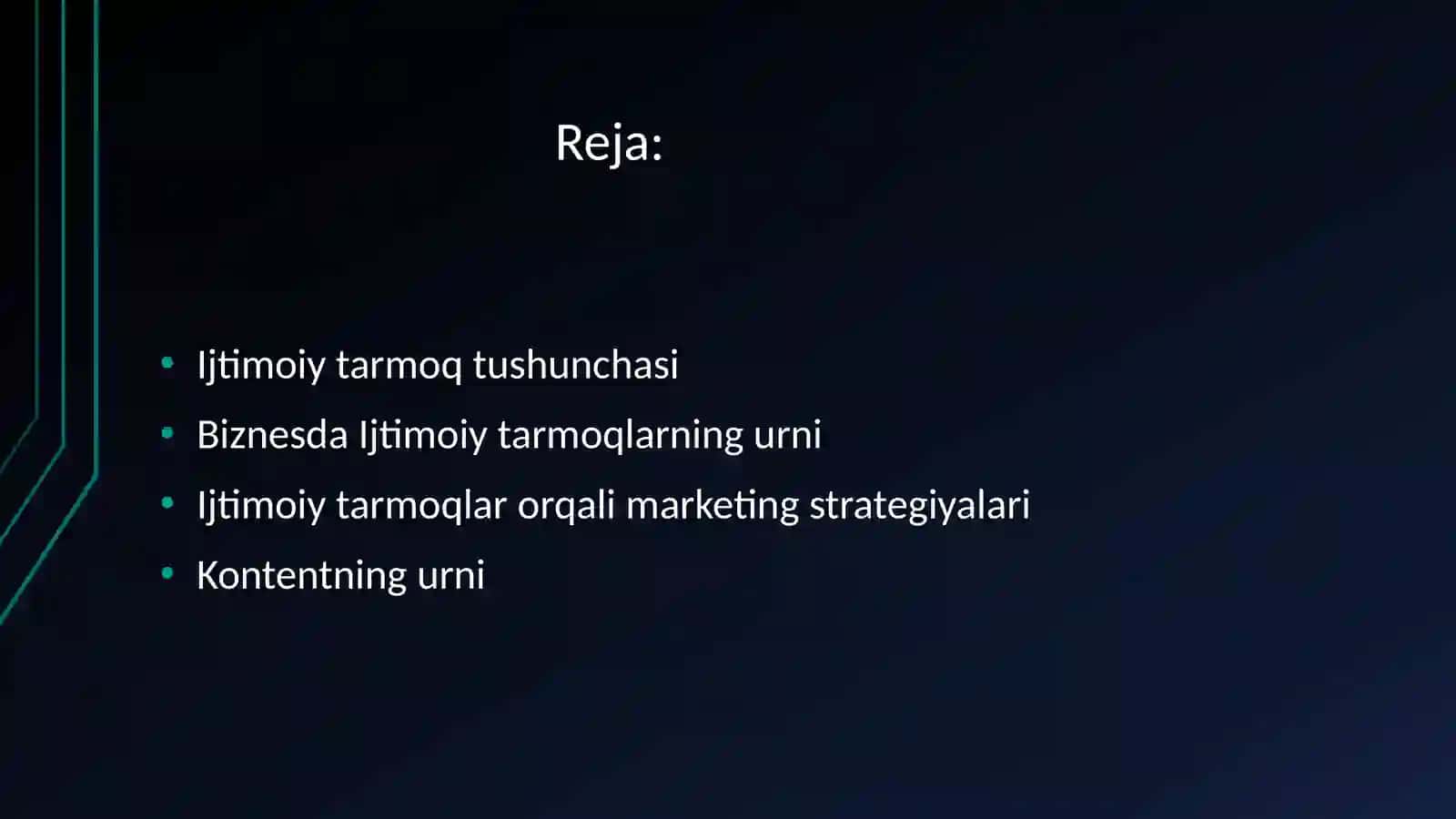 Biznesda Ijtimoiy Tarmoqlarning Urganchasi 2