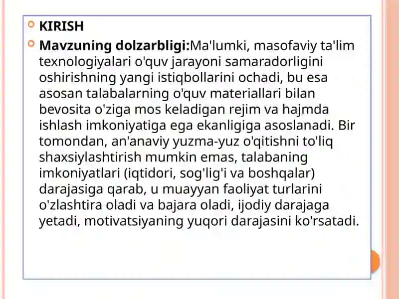 TA’LIMMENEJMENTINI O’QITISHDA MASOFAVIY TA’LIMDAN FOYDALANISH 2