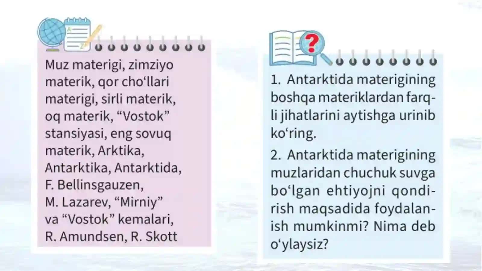 Geografiya Antarktida Geografik o‘rni, o‘rganilishi, geologik tuzilishi, foydali qazilmalari, relyefi 2
