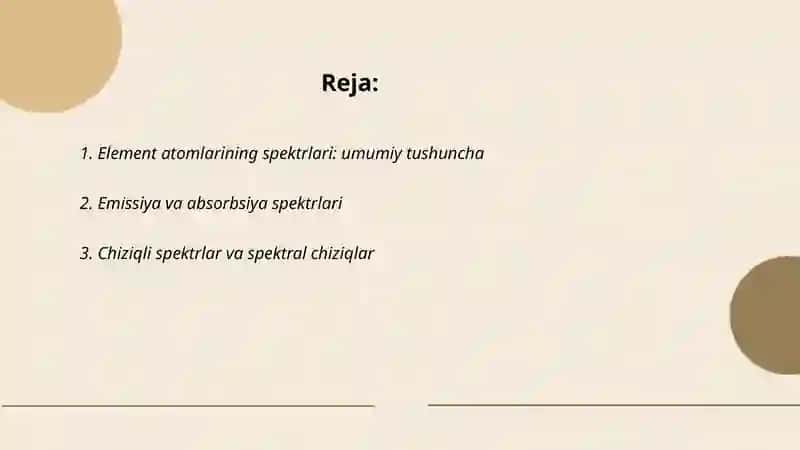 Element atomlarining spektrlari 2
